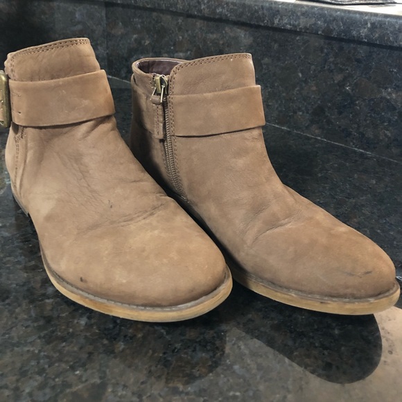 Franco Sarto Brown Ankle Boots - Picture 5 of 5